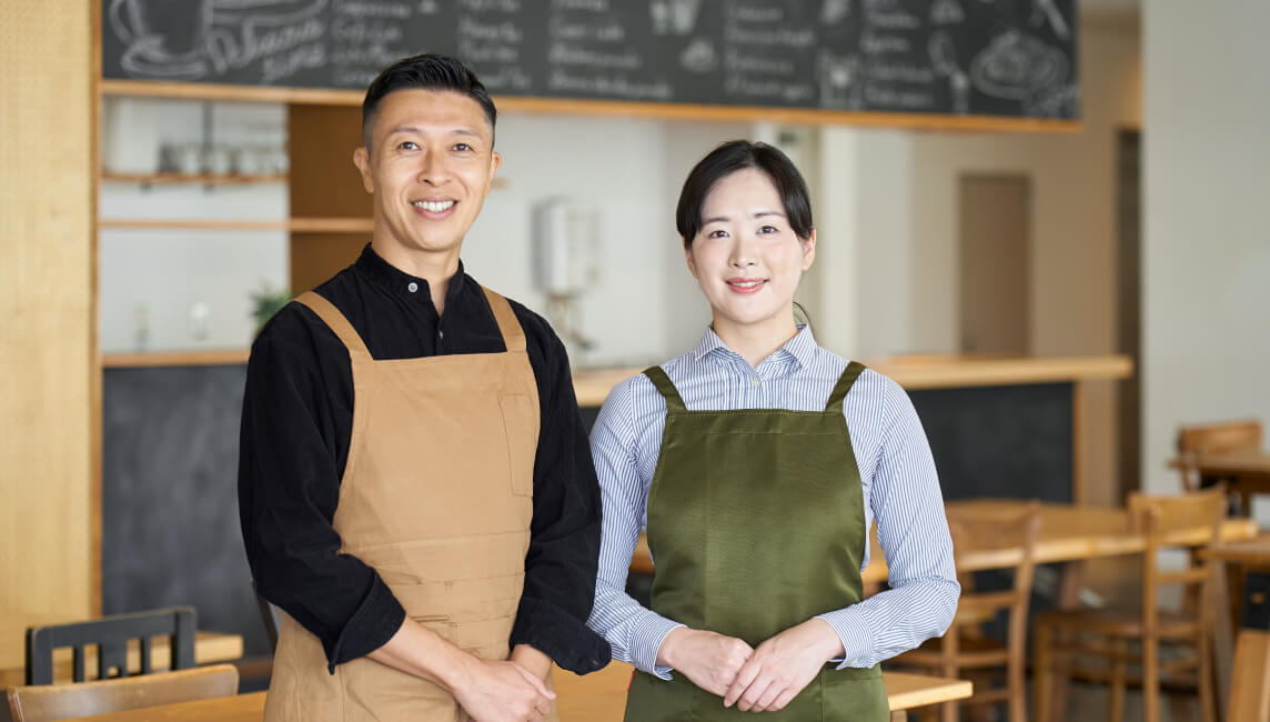 自分のお店を持ちたいという夢の実現を私たち店舗開発のプロフェッショナルが全力でサポートします。